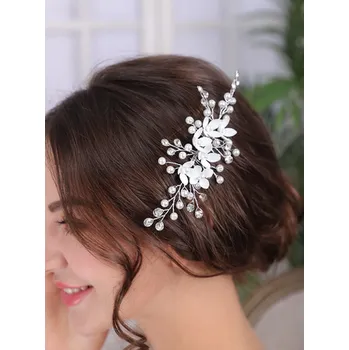 Souprava šperků B-TOP Hřeben do vlasů s kamínky a květy