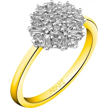 Prsten Zlatý prsten s diamanty - 0,39 ct - ryzost 585 - 160.553