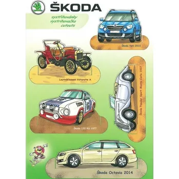 omalovánky Vystřihovánky , AUTO - ŠKODA, A4, 3 listy, 1 kus