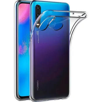 Pouzdro na mobilní telefon Forcell Back Ultra Slim pro Huawei P30 Lite transparentní
