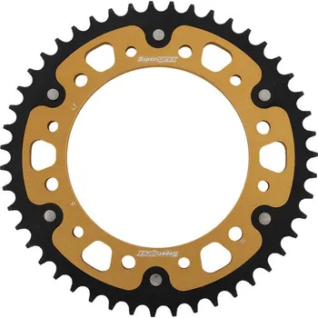 Řetězová sada pro motocykl Řetězová rozeta SUPERSPROX STEALTH RST-6:47-GLD zlatá 47 zubů, 525
