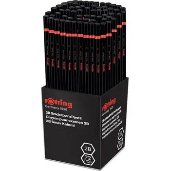 Grafitové tužky ROTRING Black 2B, 72ks ve stojánku