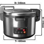 G.Gastro Vařič rýže - 8,2L | Asijský vařič | Parní hrnec