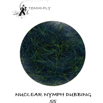 Nuclear Nymph Dubbing - Paris Blue Green