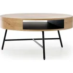 Halmar Kulatý konferenční stolek CAMILA zlatý dub