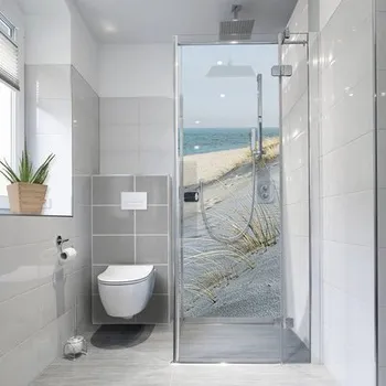 Samolepicí fólie na stěnu koupelny mySPOTTI fresh Sea Coast 90x210 cm
