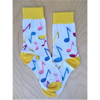 Dámské ponožky Dámské ponožky TREPON Music, bílé
