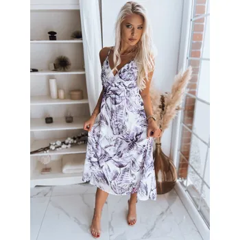 Dámské šaty Dámské šaty DSTREET CHANTELE BÍLOFIALOVÁ XS