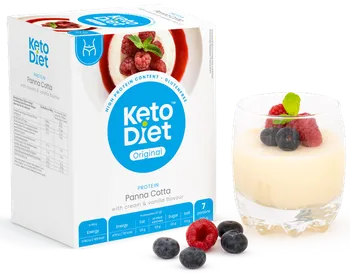 Keto dieta KetoDiet Proteinová panna cotta 7x 27 g smetana/vanilka