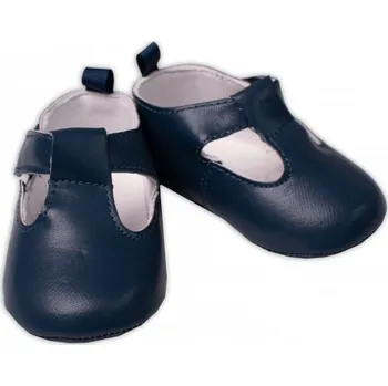 Capáčky Kojenecké capáčky, botičky Boy YO! na suchý zip, granátové, Velikost koj. oblečení 74-80 (9-12m)