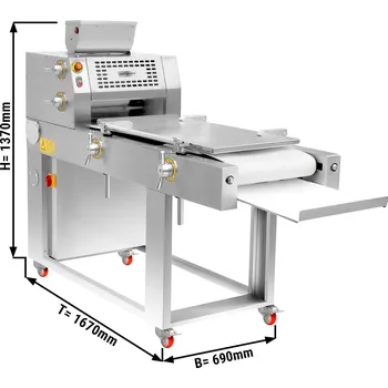 Pec na pizzu G.Gastro Commercial Bakery dough sheeter – Conveyor belt – Pizza & bread – Ø420 mm – up to 2400 pcs/h