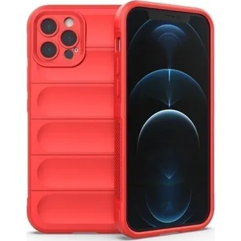 Pouzdro na mobilní telefon Protiskluzový silikonový ochranný kryt pro Apple iPhone 8 Plus - červený