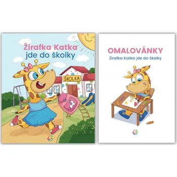 omalovánky Balíček: Žirafka Katka jde do školky – kniha + omalovánky INF03136