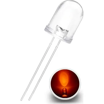 Dioda LED Dioda 10mm, Oranžová