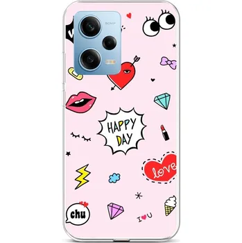 Pouzdro na mobilní telefon Kryt Xiaomi Redmi Note 12 Pro 5G Happy Day (obal neboli pouzdro na Xiaomi Redmi Note 12 Pro 5G)