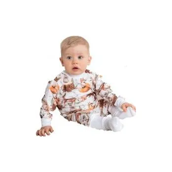 Pánská mikina E-myslivost Dětská myslivecká mikina - Lesní zvířátka - Velikost 80