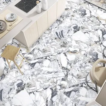 Dlažba imitace mramoru Makarani White 120 x 120 cm