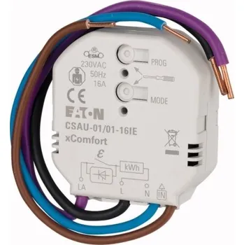 Centrální jednotka pro chytrou domácnost RF Spínací aktor 16A s BIN vstupem a měřičem spotřeby | CSAU-01/01-16IE