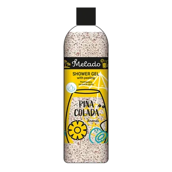 Sprchový gel Melado Pina Colada peelingový sprchový gel, 500 ml
