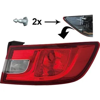 Zadní světlomet Zadní světlo VAN WEZEL 4420932