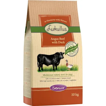 Krmivo pro psa 10kg Lukullus Senior hovězí s kachnou