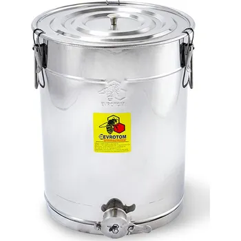 Nádoba na med Nerezová čeřící - stáčecí nádoba na med 80kg - EVROTOM