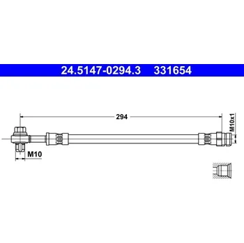 Brzdová hadice Brzdová hadice ATE 24.5147-0294.3