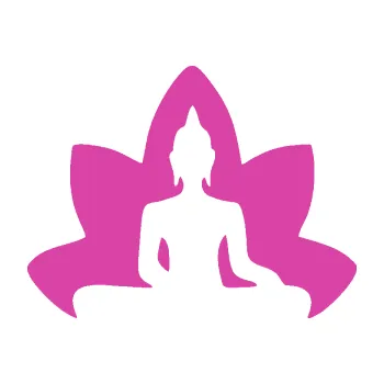 samolepka Budha 003 pravá (16 - růžová) SAMOLEPKA NA AUTO, NÁLEPKA, FÓLIE, POLEP, TUNING, VLASTNÍ TEXT, TISK, AUTOSAMOLEPKY.cz, POLEPY, OBRÁZEK, LOGO, 3D STICKERS