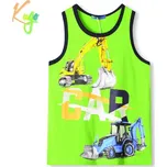 Chlapecké tílko KUGO TM9213, zelené