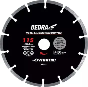 Brusný kotouč Dedra HP2116 Kotouč segmentový 230/22,2mm Dynamic