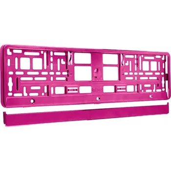 rámeček pod SPZ Růžová metalíza