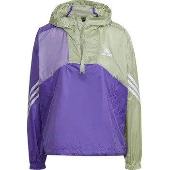 Dámská větrovka Dámská sportovní bunda adidas BTS W.R ANORK W fialová H48581 - M | UK 9,5 | US 10