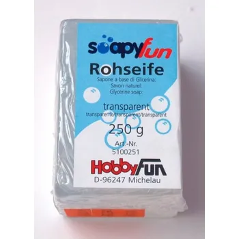 Mýdlenka transparentní surové mýdlo 500 g.