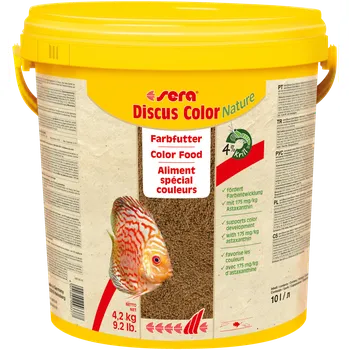 Krmivo pro rybičky Sera Discus Color Granules 10l (Sera Discus Color Nature 10l (4,2kg))