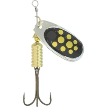 Umělá nástraha KAMASAKI - Rotační třpytka Blackbird Černá vel. 4