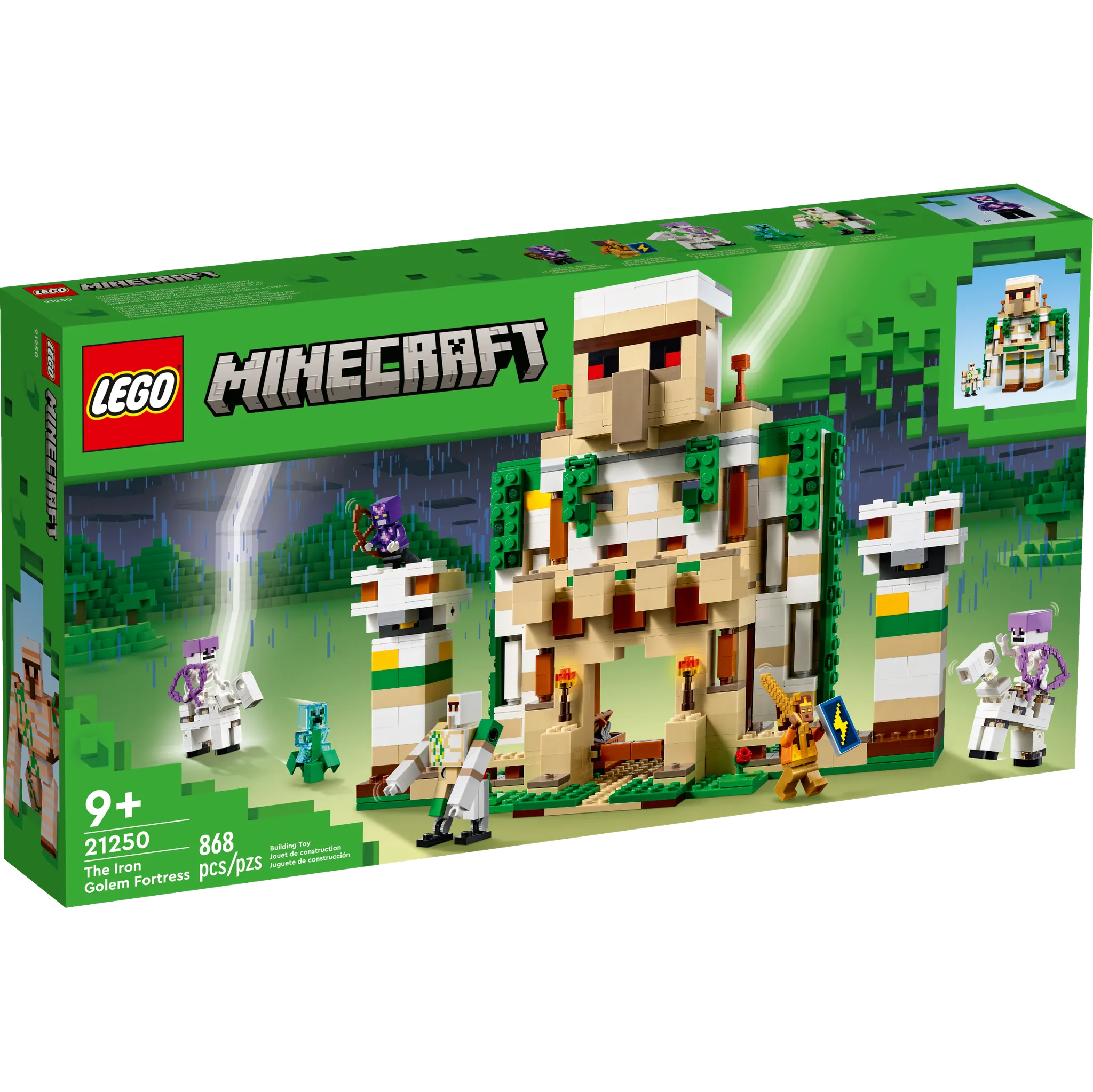 Foto Stavebnice LEGO LEGO Minecraft 21250 Pevnost železného golema ...