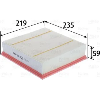 Vzduchový filtr Vzduchový filtr VALEO 585426