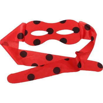 Čelenka Beruška a Černý Kocour Set karneval - maska na oči beruška