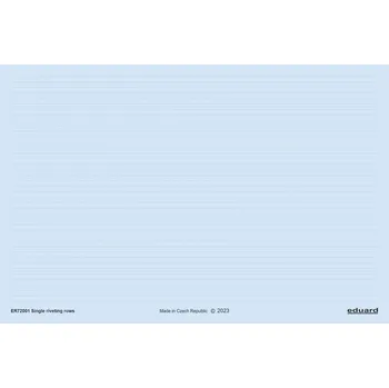 Plastikový model Eduard 1/72 Single riveting rows (Eddie the riveter)