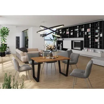 Jídelní stůl Jídelní stůl CEZAR dub lancelot 138 x 90 cm