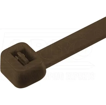 Stahovací páska WAPRO Pásek vázací 100x2,5mm, PA, hnědá (100ks) WPR1958