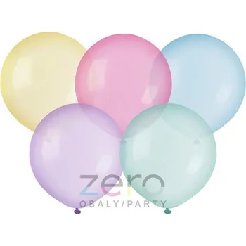 Balónek Balónek nafukovací XL pr. 48 cm (5 ks) - mix (krystalické)