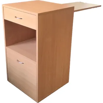 Noční stolek Noční stolek s jídelní deskou - Invira buk