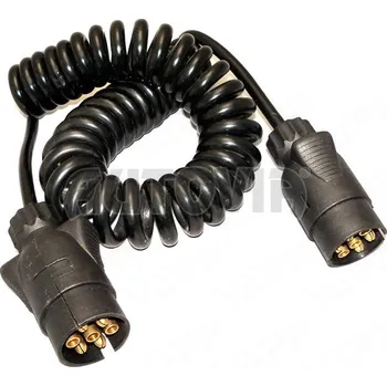 Propojovací kabel o délce 3,2 m spirálový, 2x zástrčka 7 pól 12V