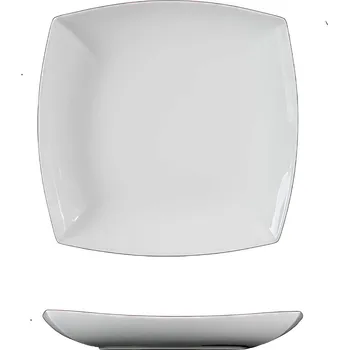 Talíř Suisse Langenthal | Talíř polohluboký hranatý, bílý, 29,1x29,1 cm, Actual