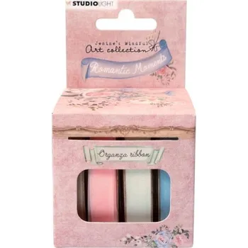 Stuha Organzová stuha, 4 ks – Romantic Moments
