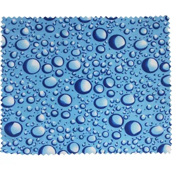 Utěrka z mikrovlákna 10-2 modré barvy s motivem