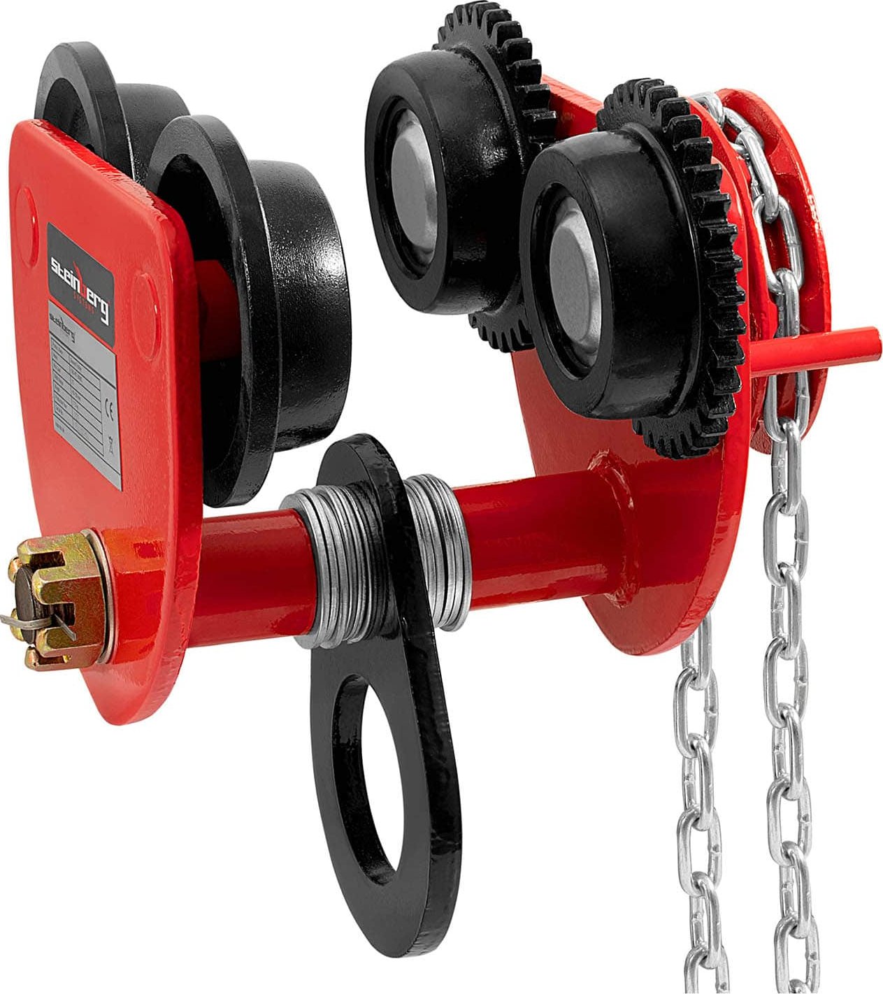 Batterij kettingtakel 990 kg, hefhoogte 3 m 4 Ah accu bekabelde bediening MW Tools MW Tools KT1003B