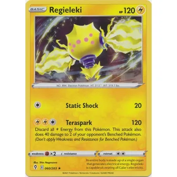 Sběratelská karetní hra Pokémon karta Regieleki 060/203
