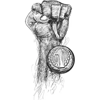 Jedlá dekorace na dort Caketools Jedlý papír "Vítězství 9" - A4